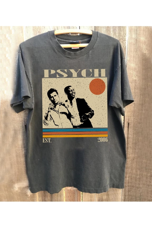 Psych Tv Series T-Shirt, Retro Film Shirt, Comfort Colors Unisex T-Shirt, Pepper S