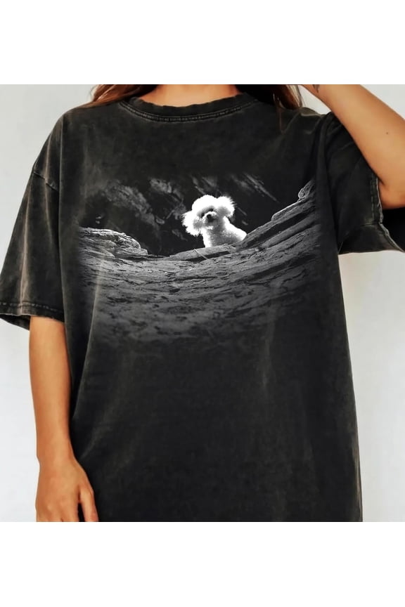 Silence of the Lambs Dog T-Shirt, Precious Poodle Buffalo Bill Horror Tee, Dark Humor Cult Classic Shirt, Denim 2XL