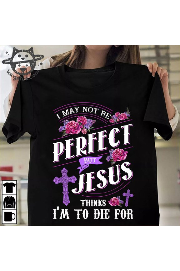 God Thinks I'm To Die For Jesus Redemption Retro Faith Cross T-Shirt