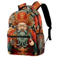 thumbnail image 1 of God Wealth Pattern Casual Backpacks Lightweight Premium Backpack with 1 Main Compartment 2 Side Pockets, 1 of 5
