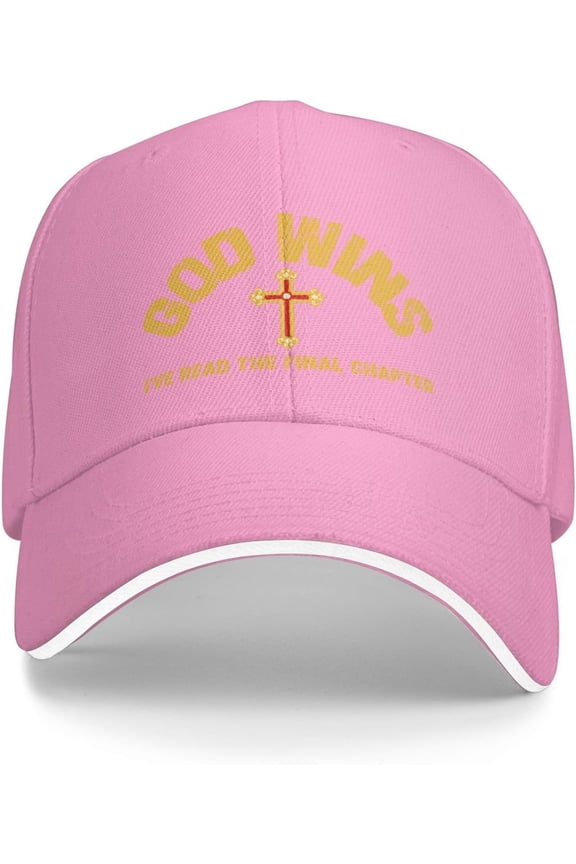 God Wins Hat I've Read The Final-Chapter God Wins Christian Faith Jesus 2024 Hat Men Women Baseball Cap Trucker Hat