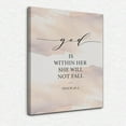 thumbnail image 1 of God is Within Her She Will not Fall,Christian Canvas Wall Art,Christian Wall Decor,Bible Verses Wall Decor,Christian Posters,Scripture Wall Decor,Christian Decor,Framed 11x14 Inch, 1 of 5