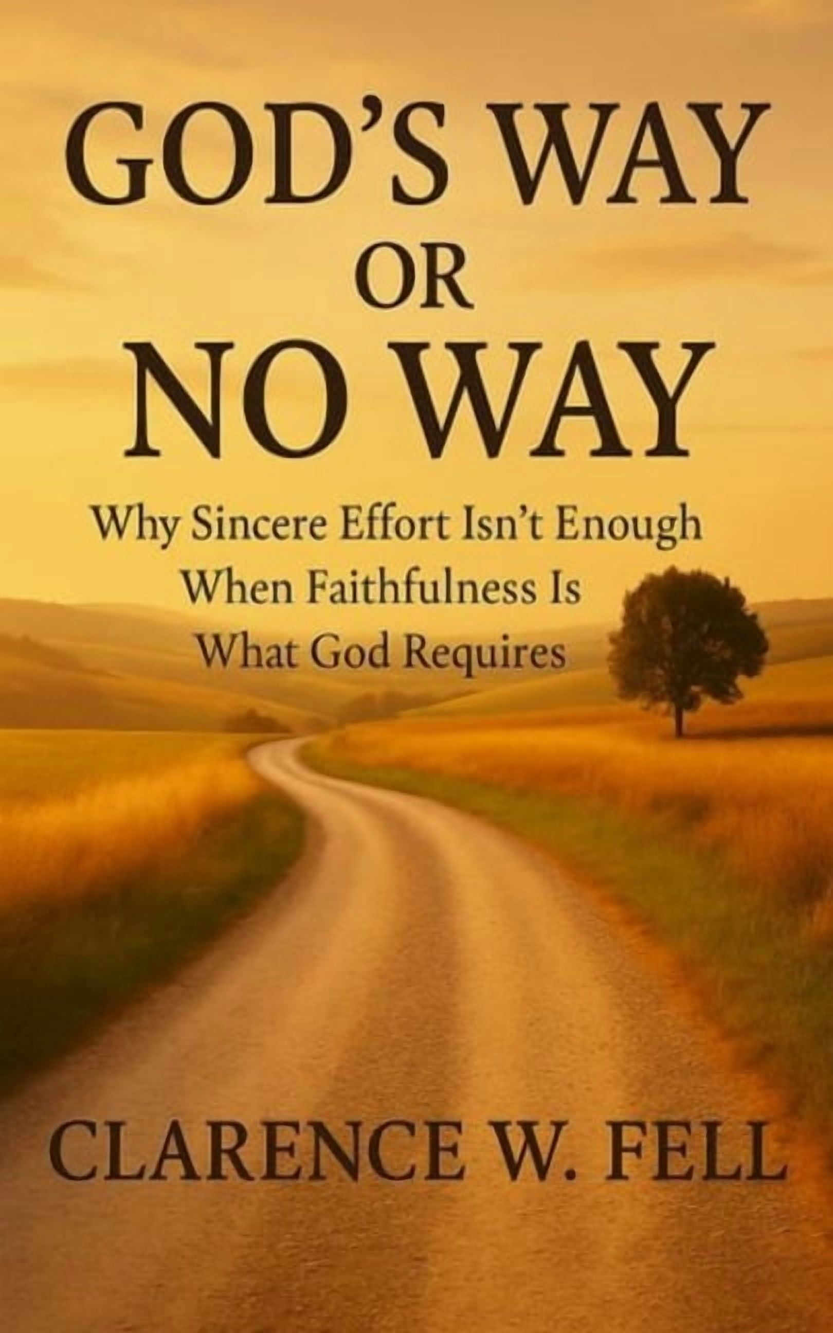 God's Way or No Way: Why Sincere Effort Isn't Enough When Faithfulness Is What God Requires, (Paperback)