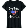 thumbnail image 1 of God bless america for patriotic Independence day 4th of July T-Shirt, 1 of 3