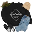 thumbnail image 1 of God-fidence Women Christian Sweatshirt Godfidence Sweatshirt, 1 of 9