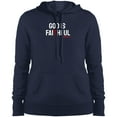 thumbnail image 1 of God is Faithful Ladies Pullover Hooded Sweatshirt, 1 of 4