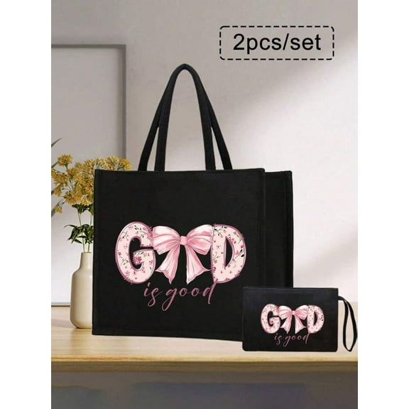 God is Good "2 piece" tote bag set