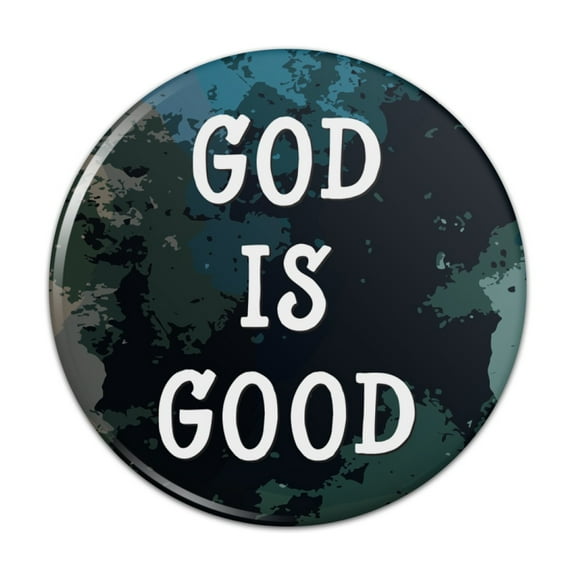 God is Good Christian Inspirational Religious Pinback Button Pin Badge - 3" Diameter