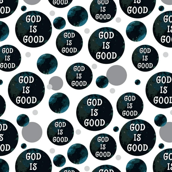 God is Good Christian Inspirational Religious Premium Gift Wrap Wrapping Paper Roll