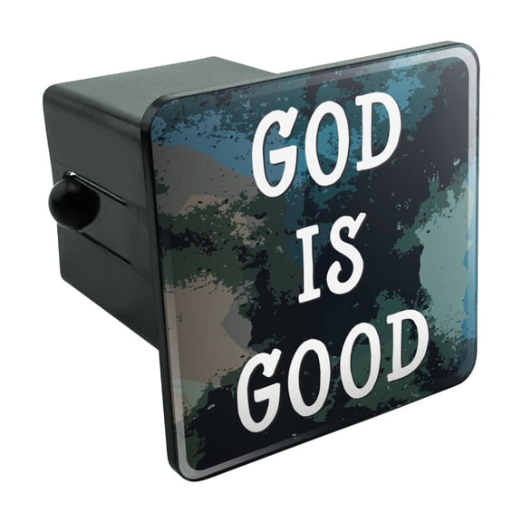 God is Good Christian Inspirational Religious Tow Trailer Hitch Cover Plug Insert