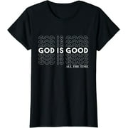 God is Good Christian Worship Preachers T-Shirt - Classic Fit, Crew Neck, Short Sleeve Black