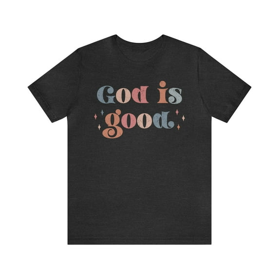 God is Good Shirt, Bible Verse Church Gift, Retro Vibes Christian Tee