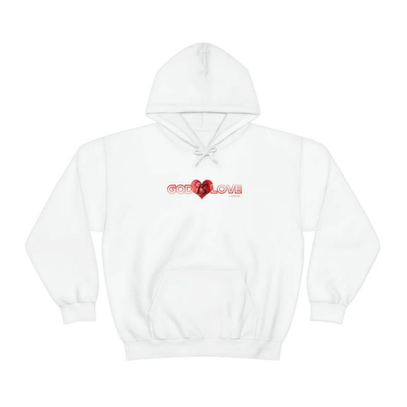 God is Love Men’s Unisex Heavy Blend™ Hooded Sweatshirt