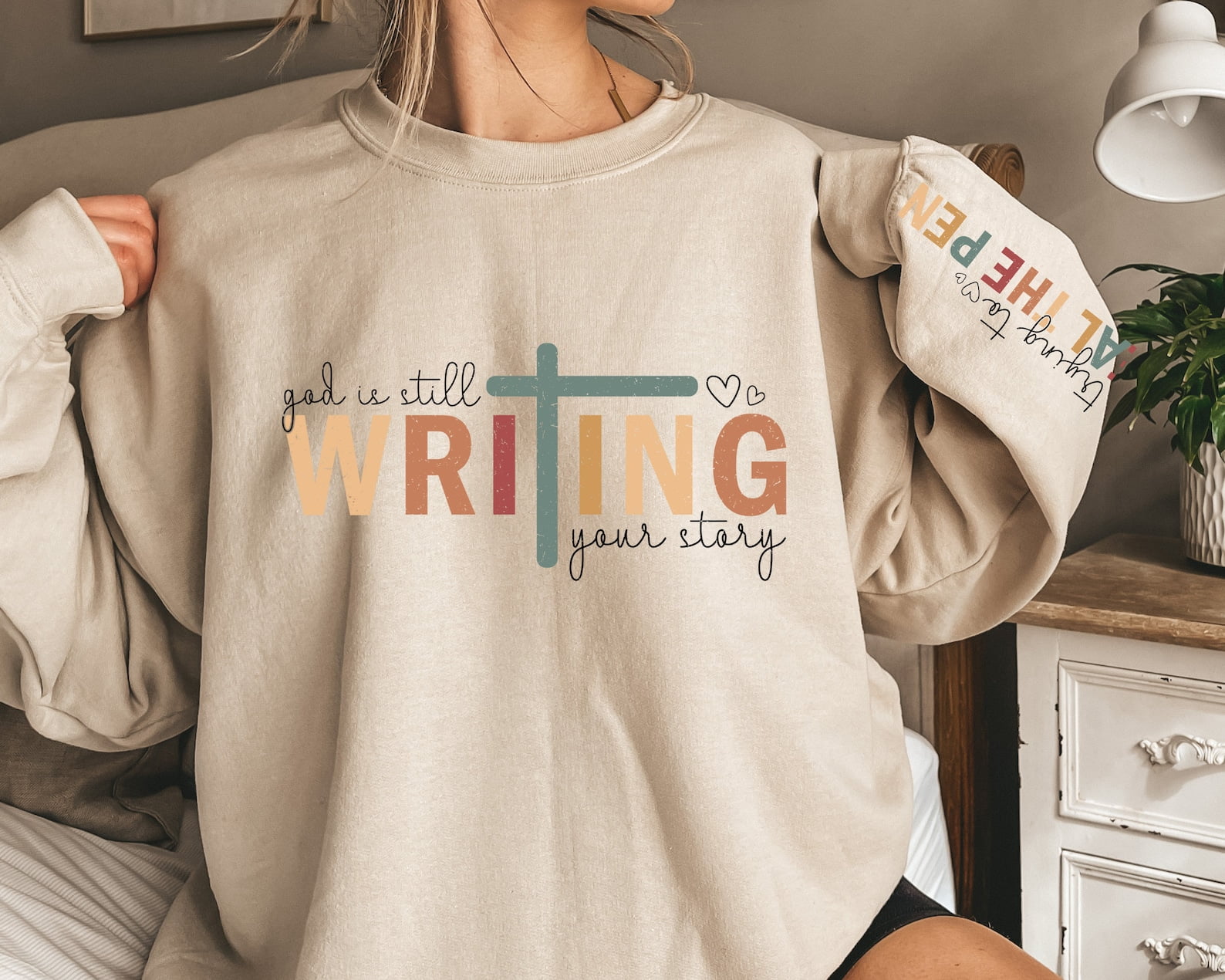 Choose To Keep Writing Your Story Sweatshirt – Comfy & Motivational Unisex Pullover