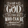 thumbnail image 1 of God is With Us, Romans Rustic Looking Inspiration Faith Wood Sign Wall Décor 12 x 12 Wood Sign B3-12120061074, 1 of 2