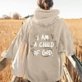 thumbnail image 1 of God is Within Her She Will Not Fall Christian Hoodie for Women Sweatshirt For Teens (Khaki L), 1 of 3