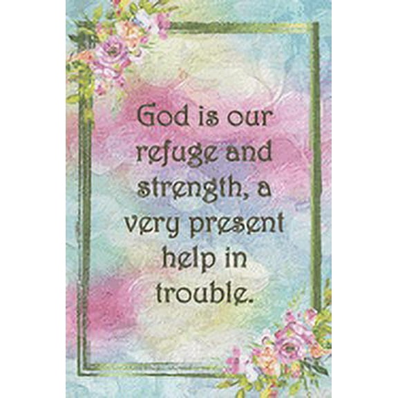 God is our refuge and strength, a very present help in trouble.: Dot Grid Paper (Paperback)