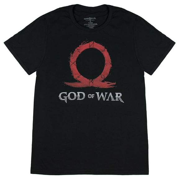 God of War Norse Mythology Video Game Logo Men's T-Shirt (Small)