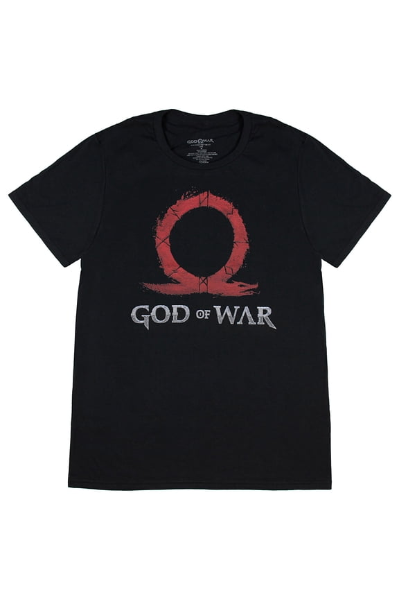God of War Norse Mythology Video Game Logo Men's T-Shirt (Small)