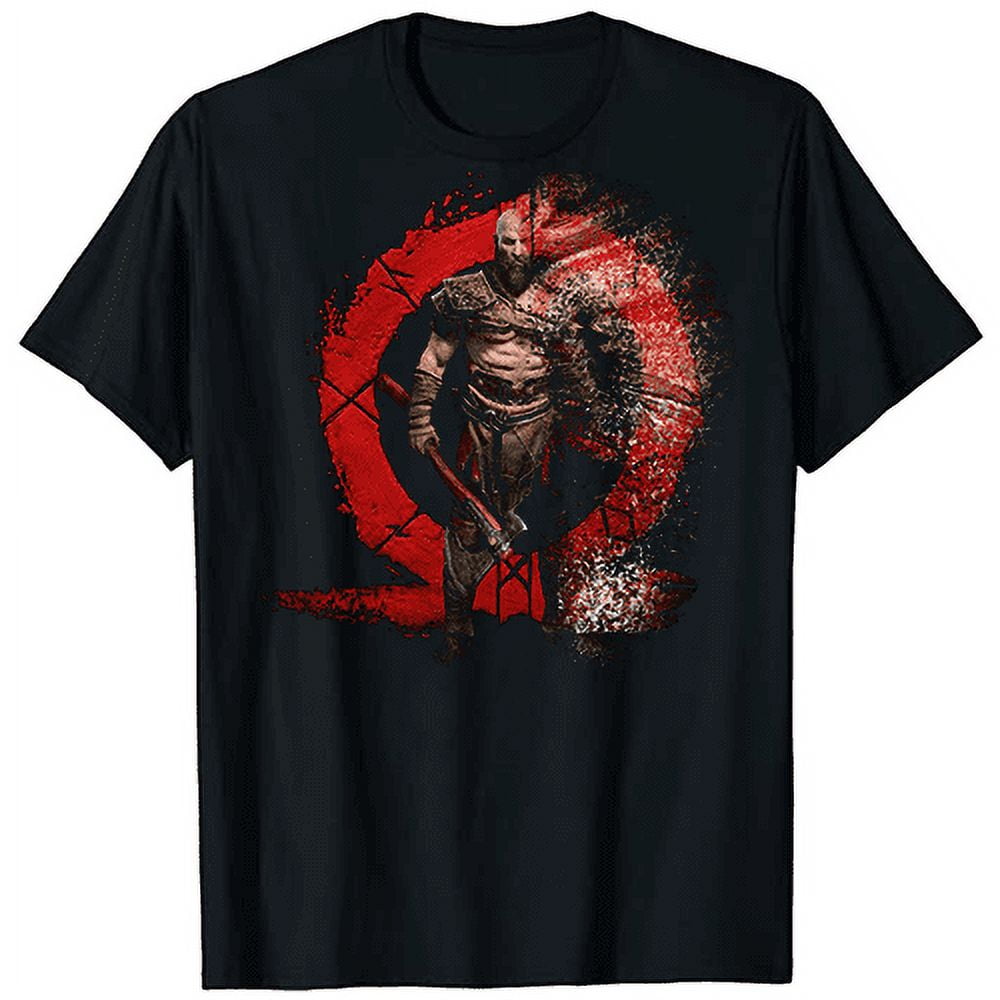 God of War: Ragnarok Icon with Kratos T-Shirt Size 10-12