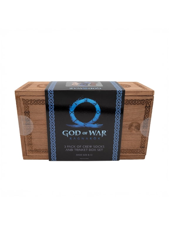 God of War Men's Crew Socks, 3-Pair Set, Walk Like a God, One Size