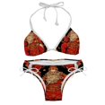 thumbnail image 1 of God of Wealth Swim Wear Detachable Sponge Adjustable Strap Bikini Set Two-Pack for Multiple Scenes, 1 of 6