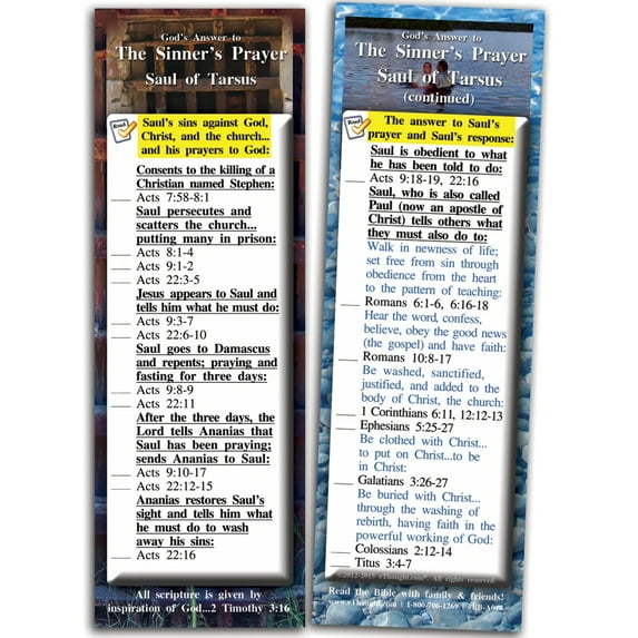 God's Answer to the Sinner's Prayer - Pack of 25 Cards