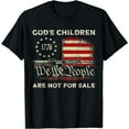 thumbnail image 1 of God's Children Are Not For Sale Vintage God's Children T-Shirt Black Small, 1 of 4