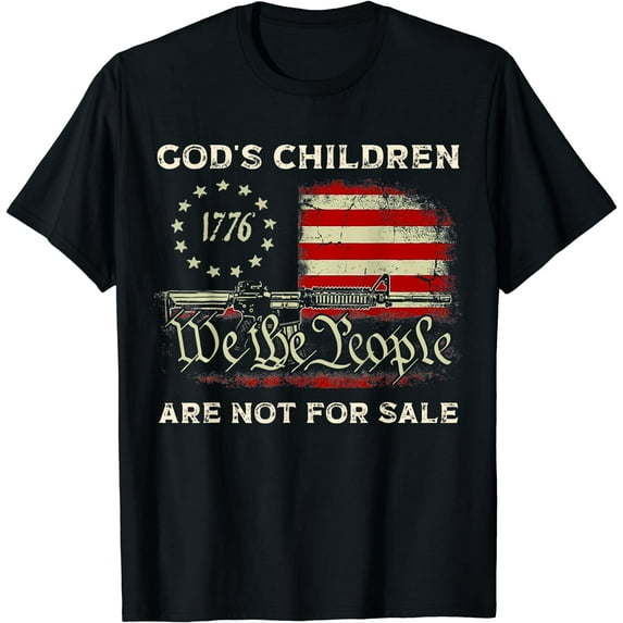 God's Children Are Not For Sale Vintage God's Children T-Shirt Black Small