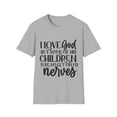 thumbnail image 1 of God's Children Humor Graphic Novelty Nerves Tees, 1 of 4