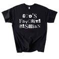 thumbnail image 1 of God's Favorite Lesbian T-Shirt, Pride Tee, 1 of 4