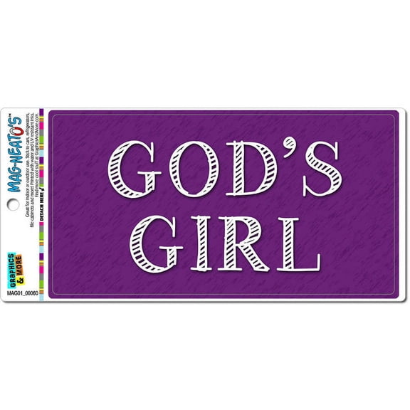 God's Girl Purple - Christian Religious MAG-NEATO'S(TM) Car/Refrigerator Magnet