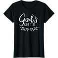 thumbnail image 1 of God's Got This Short Sleeve Round Neck Black T-shirt Gift Unisex, 1 of 5