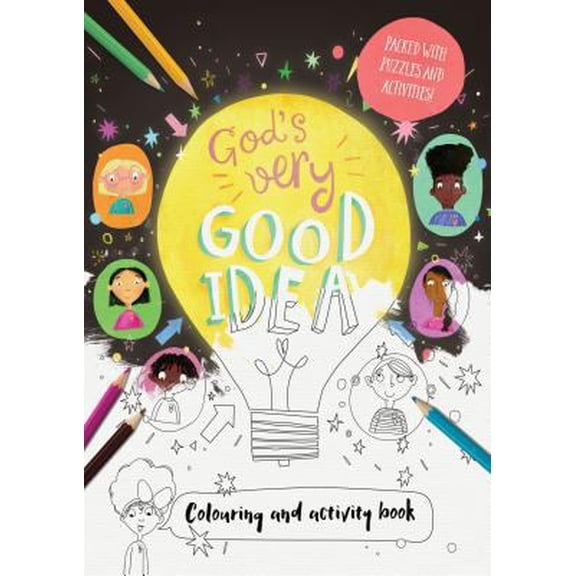 Pre-Owned God's Idea - Coloring and Activity Book: Packed with Puzzles and Activities (Paperback) 1784982717 9781784982713