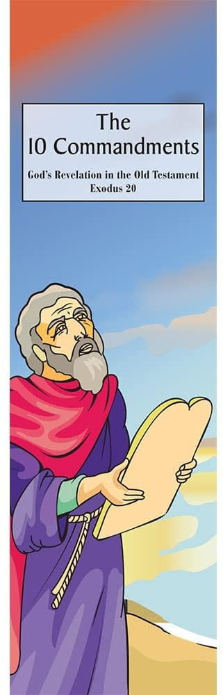 God's Laws - 10 Commandments Bookmarks Pack of 100