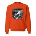 thumbnail image 1 of God's Lending Hand | Mens Inspirational/Christian Crewneck Graphic Sweatshirt, Orange, Medium, 1 of 3