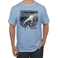 thumbnail image 1 of God's Lending Hand | Mens Inspirational/Christian Graphic T-Shirt, Light Blue, Small, 1 of 3
