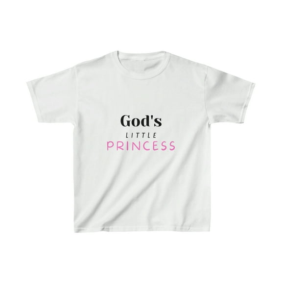 God's Little Princess Girl's T-shirt for Everyday Wear