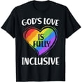 thumbnail image 1 of God's Love Is Fully Inclusive Christian Gay Pride LGBT Shirt, 1 of 4