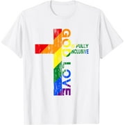 God's Love Is Fully Inclusive Christian Jesus LGBT Gay Pride T-Shirt