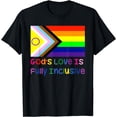 thumbnail image 1 of God's Love Is Fully Inclusive LGBT Gay Pride Christian T-Shirt, 1 of 4