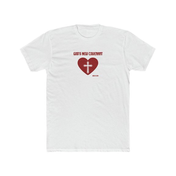 God’s New Covenant Men's Cotton Crew Tee
