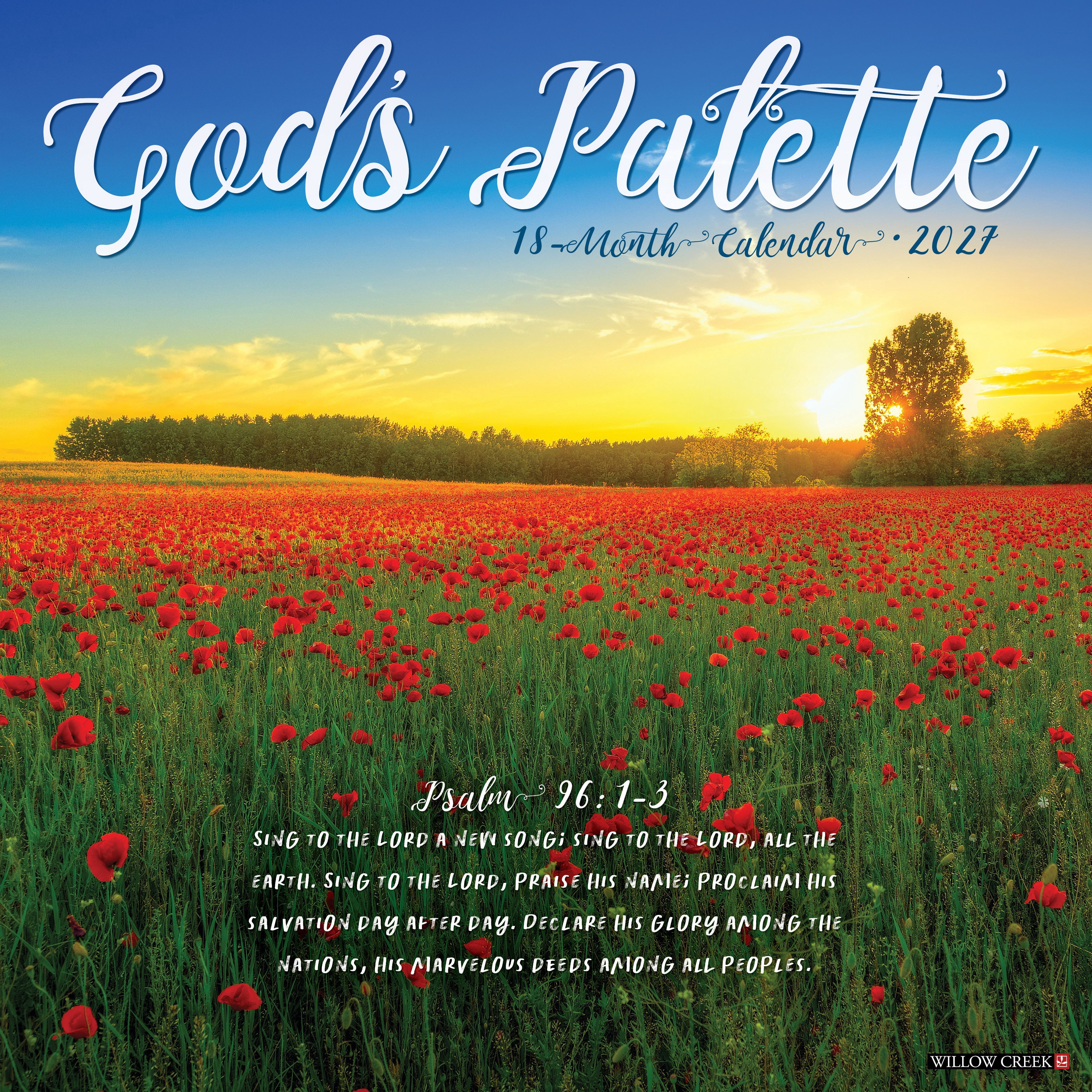 Willow Creek Press, God's Palette 2027 Wall Calendar