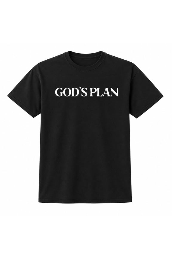 God's Plan Graphic T-Shirt, Unisex Classic Fit Cotton Tee