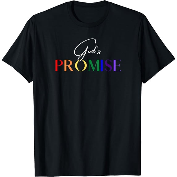 God's Promise- The Rainbow Women Men T-Shirt