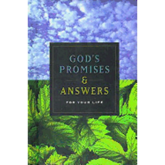 Gods Promises & Answers for Your Life (Hardcover) by Nelson Word Publishing Group