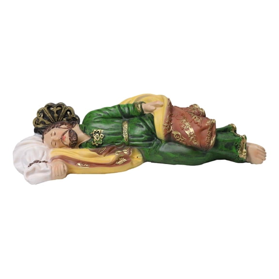 God's Revelations Sleeping Saint Joseph Catholic Devotion Decor Figurine 12"L