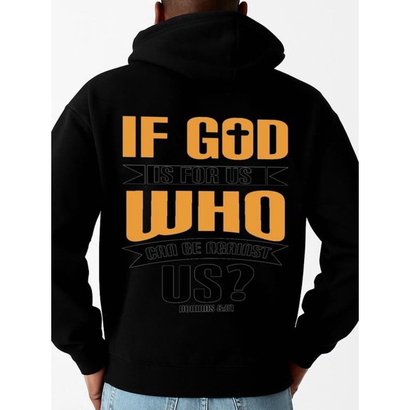 God's Strength hoodies & sweatshirt Christianity for men regular fit black Fabric for Casual & Athletic Wear, Hoodie, Everyday Comfort pullovers dames christianity pamuk