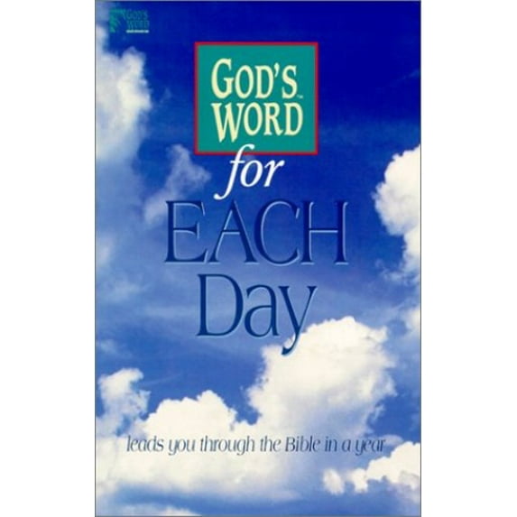 Pre-Owned God's Word for Each Day (Paperback) 0529104687 9780529104687