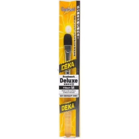 GodHand GH-EBRSDP-HMC Brushwork Deluxe Filbert Brush M Medium Paint Brush